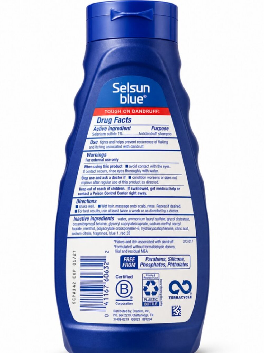 SELSUN Blue Medicated Dandruff Shampoo 11 oz